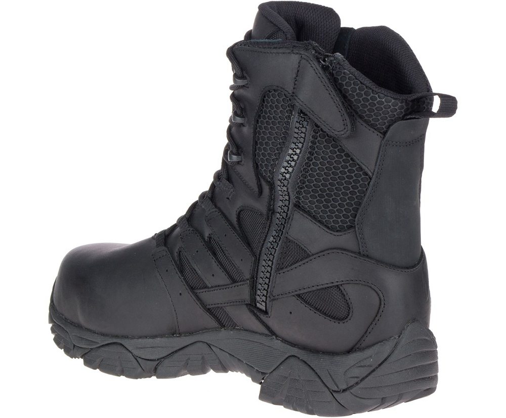 Merrell Støvler Herre - Moab 2 8\" Tactical Response Waterproof Comp Toe - Sort - FMI405396
